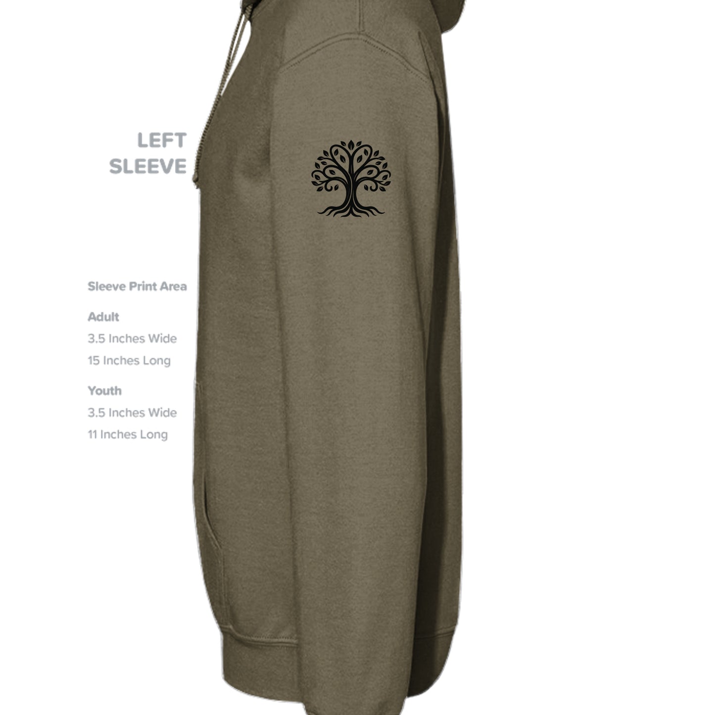 MILITARY GREEN - 9303 - SLEEVE_LEFT