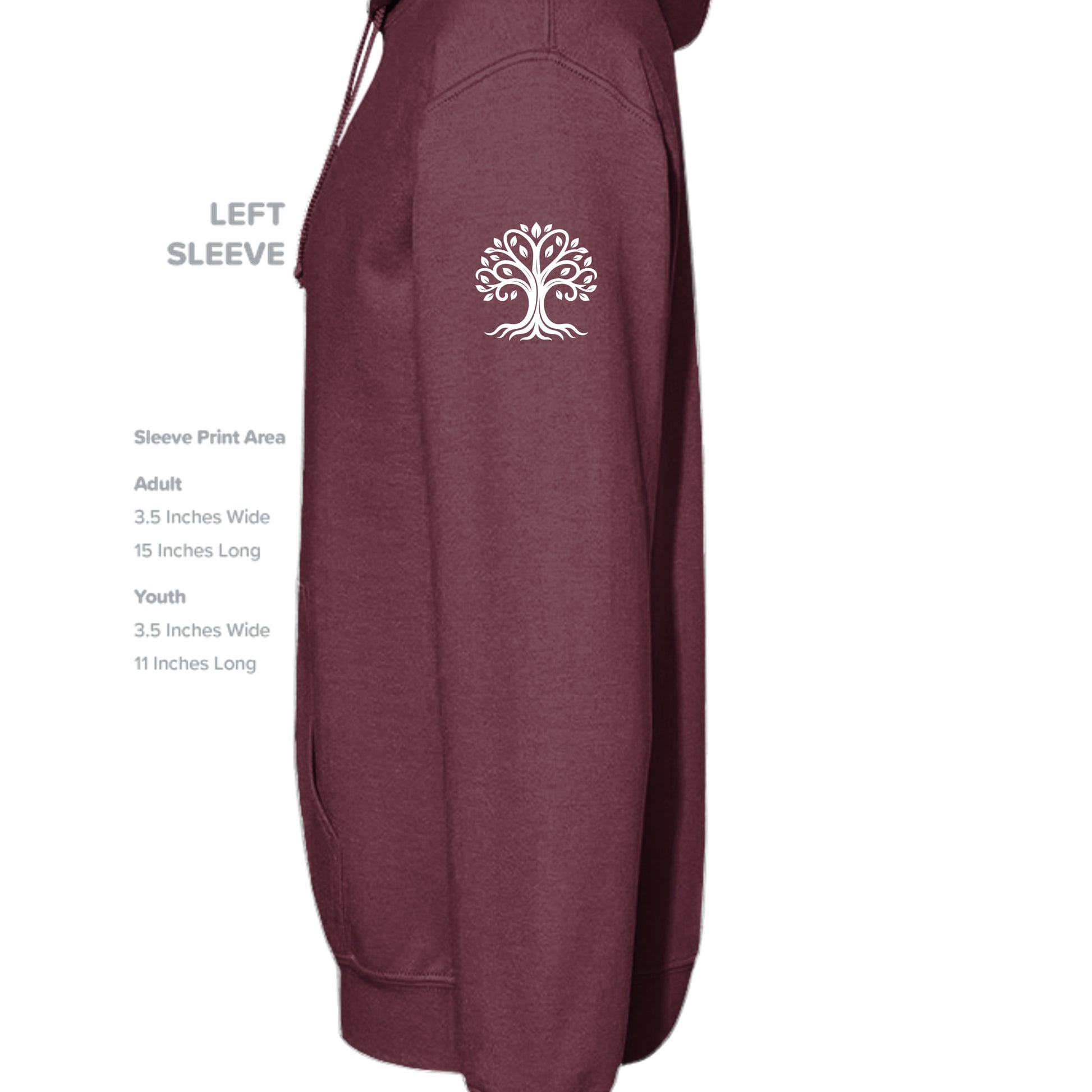 MAROON - 9303 - SLEEVE_LEFT